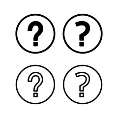 Question icon vector illustration. question mark sign and symbol