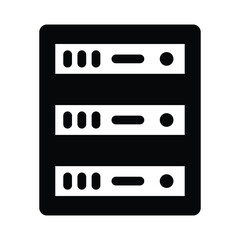 server solid icon illustration vector graphic