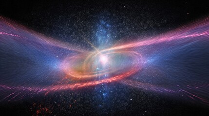 Obraz premium Alt-Text: Cosmic Big Bang Event