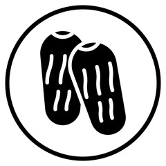 date palm glyph icon