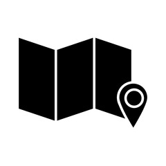 Map location vector icon, map symbol. vector illustration for web site or mobile app