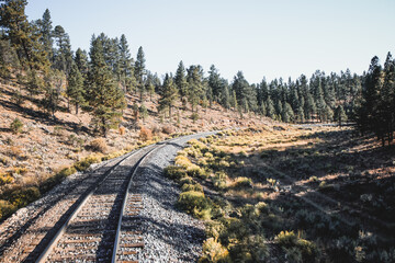 railway in the mountains