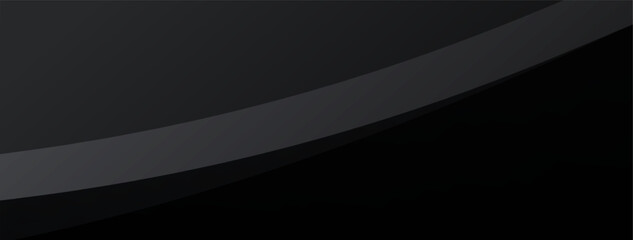 Premium abstract background in minimalist black with fancy dark geometric elements.