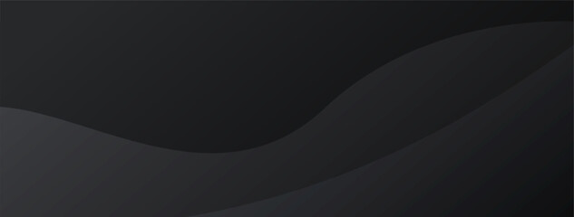 Premium abstract background in minimalist black with fancy dark geometric elements.