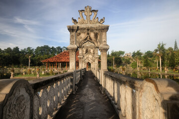 Naklejka na ściany i meble bali temple palace, religion asia landscape architecture indonesia