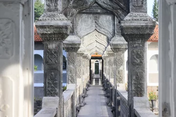 Kussenhoes bali temple palace, religion asia landscape architecture indonesia © kichigin19
