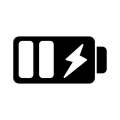 Fast charging vector icon, speed charging flat vector illustration for web site or mobile app