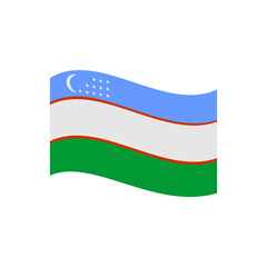 Uzbekistan flags icon set, Uzbekistan independence day icon set vector sign symbol