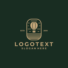 travel luxury logo design template