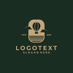 travel luxury logo design template
