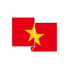Vietnam flags icon set, Vietnam independence day icon set vector sign symbol