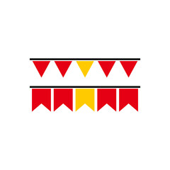 Vietnam flags icon set, Vietnam independence day icon set vector sign symbol