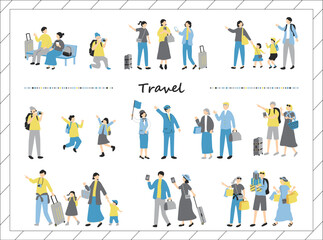 旅行を楽しむ人達   © kid_a