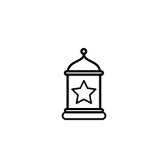 Lantern icon,ramadan kareem icon vector logo design template