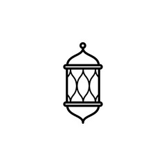Lantern icon,ramadan kareem icon vector logo design template