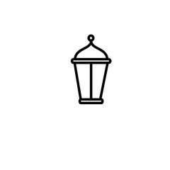 Fototapeta na wymiar Lantern icon,ramadan kareem icon vector logo design template