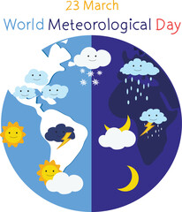 world meteorological day is celebrated every year on 23 March.