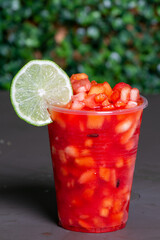 tropical fruits tizana juice