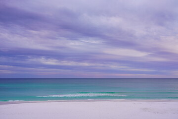 beautiful Destin beach and the Gulf of Mexico in Destin, Florida	