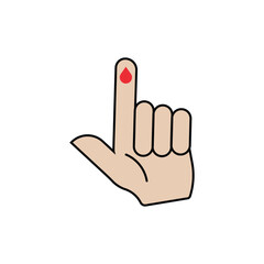 world diabetes day icon vector