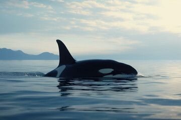 Fototapeta premium Orca Whale made with generative ai