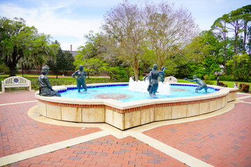 Tallahassee, Florida, FL 03 19 2023:: Florida State University Campus building	