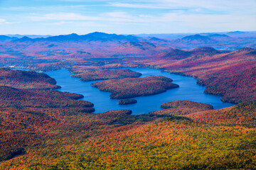 Lake Placid New York in the Fall