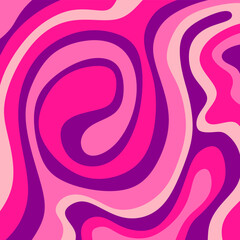 Abstract background with colorful spiral wavy lines pattern