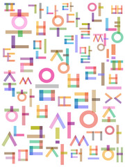 Graphic design of proud Hangeul, a UNESCO World Heritage Site,  
유네스코 세계문화유산인 자랑스러운 한글의 그래픽디자인
