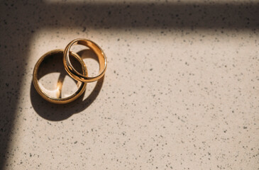 Wedding rings. Love photo. Rings. Love. Golden. Holidays. Photo. Background. 