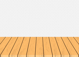 Vector light wood background realistic