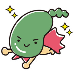 胆のうのヒーローキャラクター