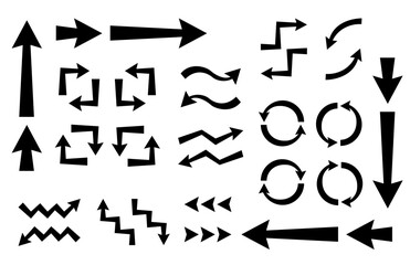 黒い矢印のセット