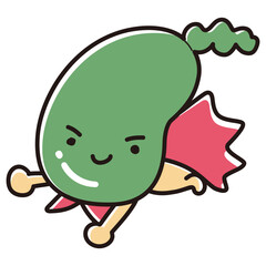 胆のうのヒーローキャラクター