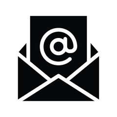 email solid icon illustration vector graphic