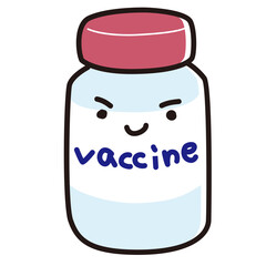 ワクチンの小瓶のキャラクター