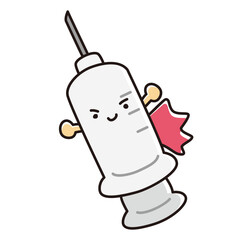 注射のヒーローキャラクター