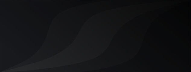 Premium abstract background in minimalist black with fancy dark geometric elements.