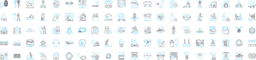 Cultural tours vector line icons set. Cultural, Tours, Excursion, Touring, Heritage, Exploration, Sightseeing illustration outline concept symbols and signs