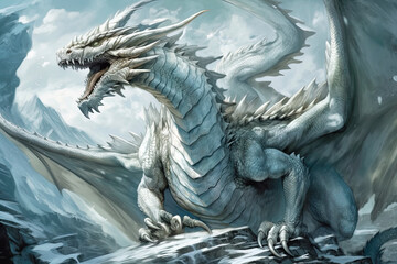 silver dragon