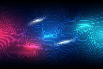 Obraz premium abstract technology background with light effect