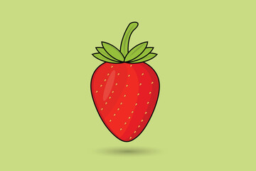 Vector design strawberry fruits