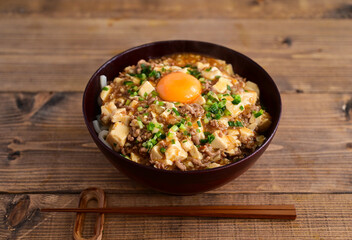 麻婆豆腐うどん