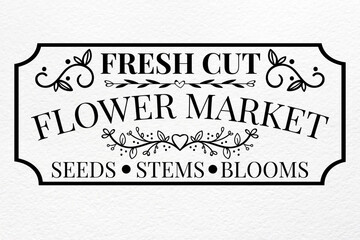 Fresh cut flower market design