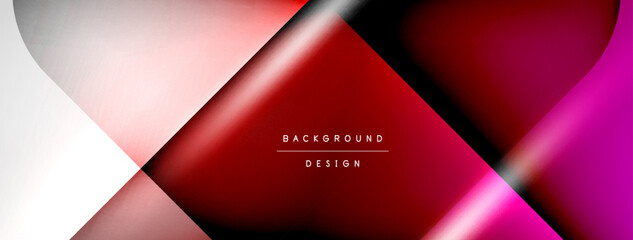 Vector abstract line background with glowing effects and shadows. Vector Illustration For Wallpaper, Banner, Background, Card, Book Illustration, landing page