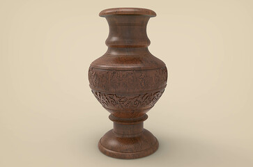wood flower pot, design wood, art
