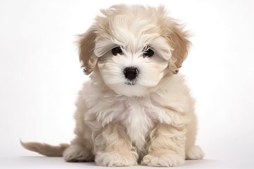 Obraz premium Maltipoo, a small, affectionate dog breed