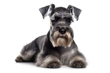 The Miniature Schnauzer is a small, sturdy breed of dog that originated in Germany.