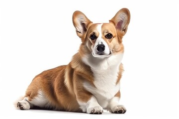 dog isolated on white