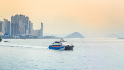 Macau to Hong Kong ferry boats